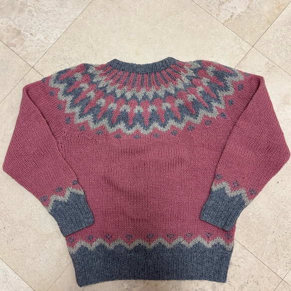 WOOD STOCK Pure Virgin Wool woman’s Sweater - Picture 7 of 9